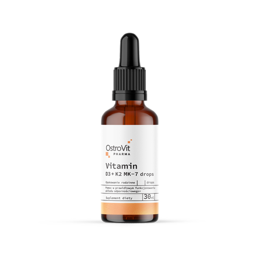 OstroVit Pharma Vitamin D3 + K2 MK-7 drops
