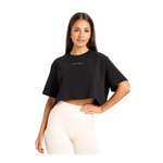 Boxy T-shirt zwart