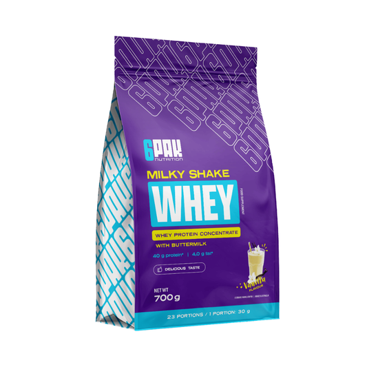 6PAK MILKY SHAKE WHEY 700G