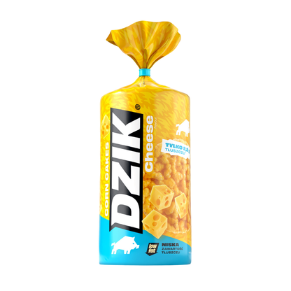 DZIK® WAFLE KUKURYDZIANE LOW FAT - SER