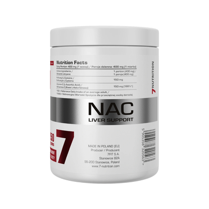 7Nutrition NAC - 150g red grape