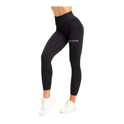 Gym Glamour Leggings Push UP Deep Black