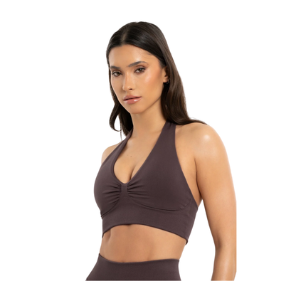Gym Glamour Seamless open back bra