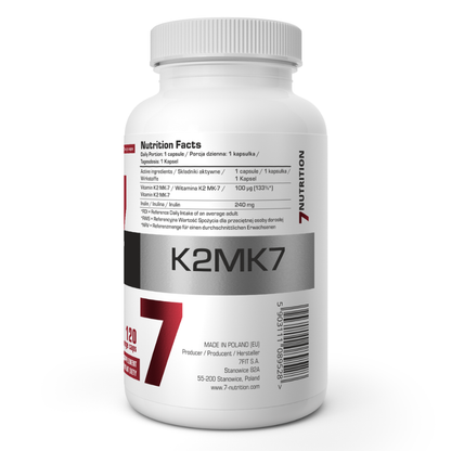 7Nutrition - K2 MK7 - 120 Caps