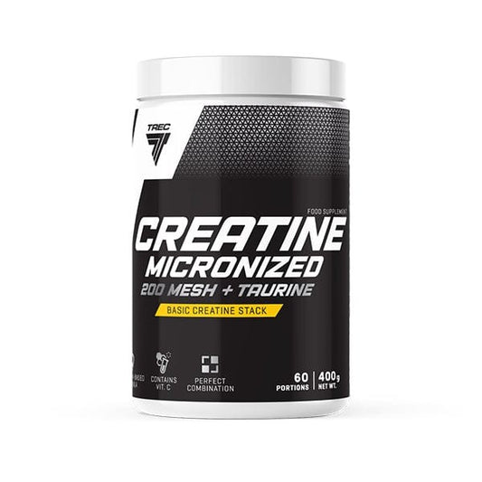 CREATINE MICRONIZED 200 MESH + TAURINE 200g JAR