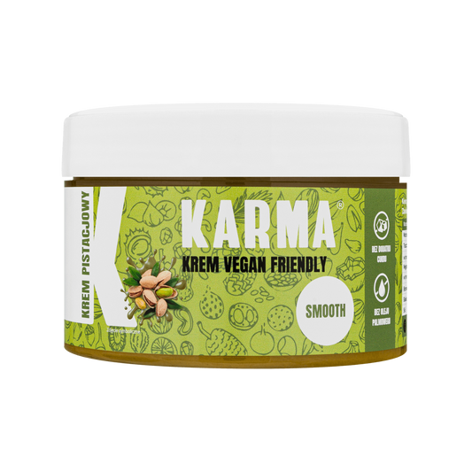 Krem Pistacjowy Bez Dodatku Cukru SMOOTH Vegan Friendly 200 g - Karma
