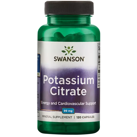 SWANSON Potassium Citrate 120 kap / cytrynian potasu