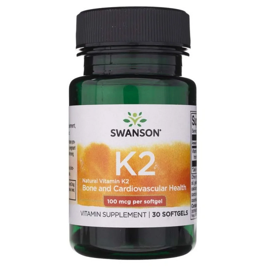 Swanson Vitamine K2 MK7 100 mcg - 30 capsules